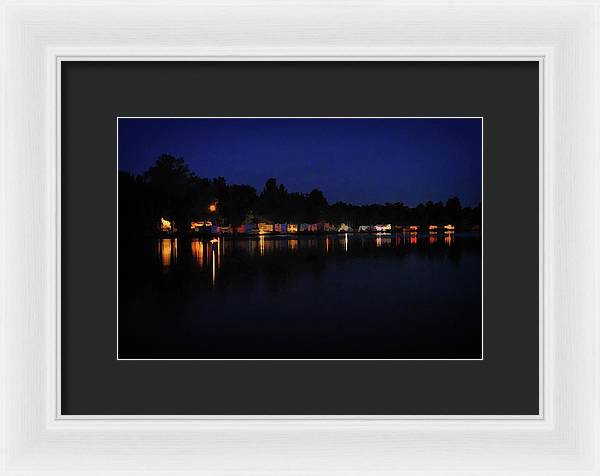 The October Lake - Framed Print