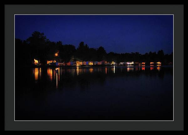 The October Lake - Framed Print