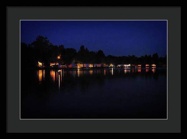 The October Lake - Framed Print