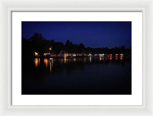 The October Lake - Framed Print