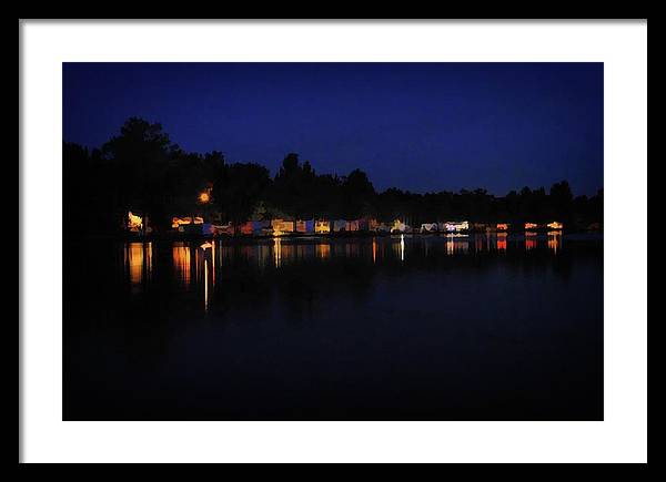 The October Lake - Framed Print