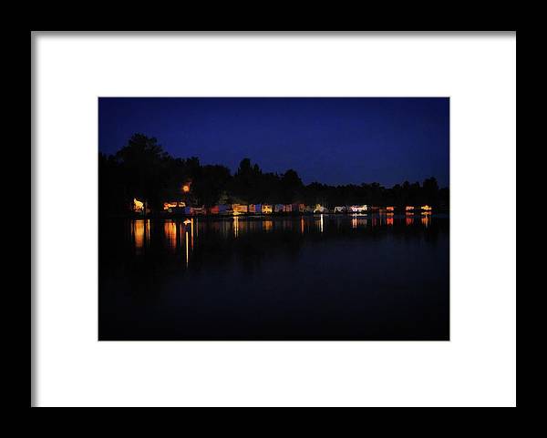 The October Lake - Framed Print