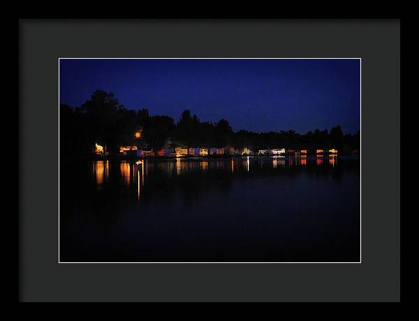 The October Lake - Framed Print