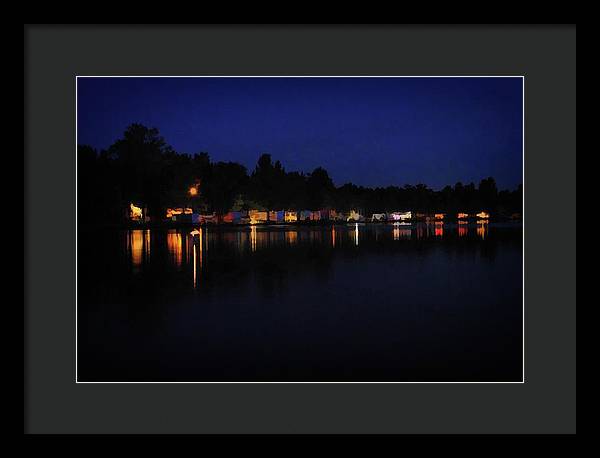 The October Lake - Framed Print