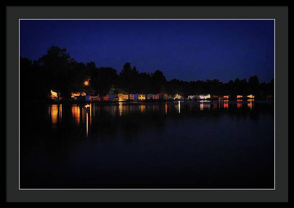 The October Lake - Framed Print