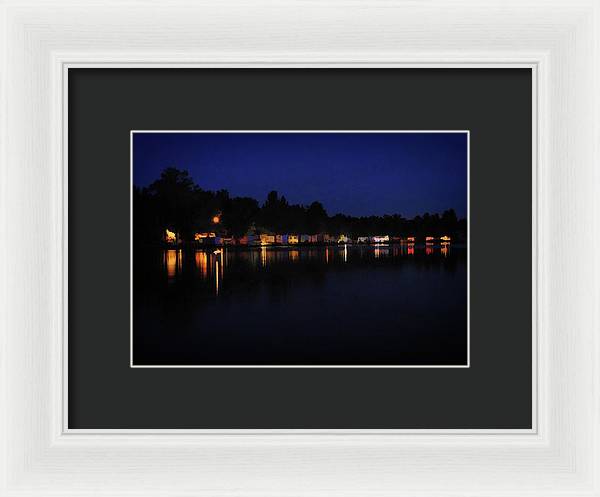 The October Lake - Framed Print