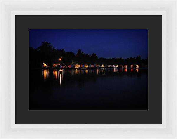 The October Lake - Framed Print