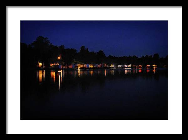 The October Lake - Framed Print