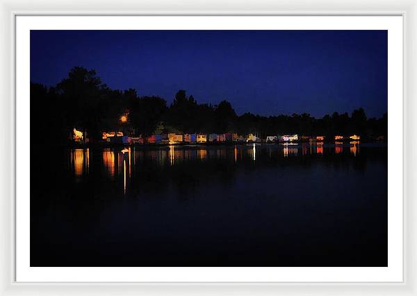 The October Lake - Framed Print