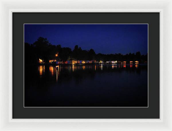 The October Lake - Framed Print