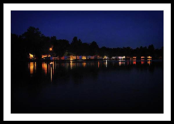 The October Lake - Framed Print