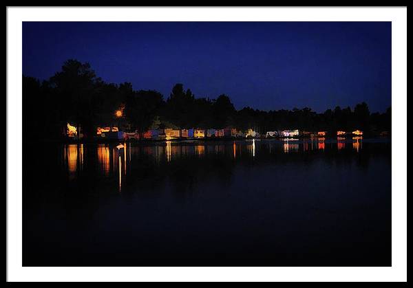 The October Lake - Framed Print