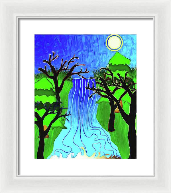 The River - Framed Print