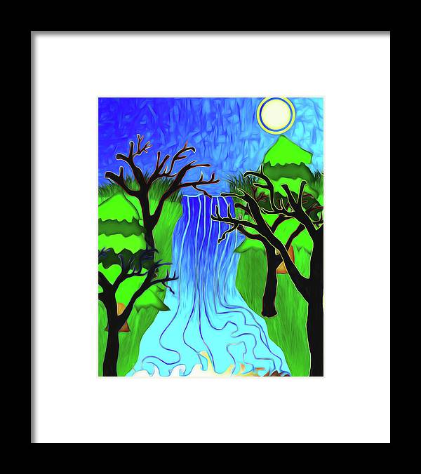 The River - Framed Print