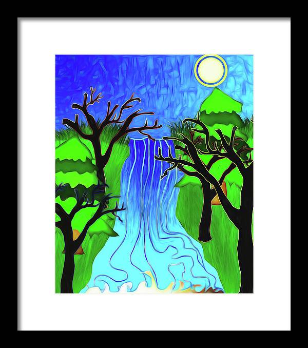 The River - Framed Print