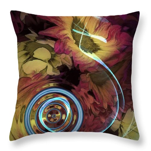 The Sound Of Waving Flowers - Throw Pillow