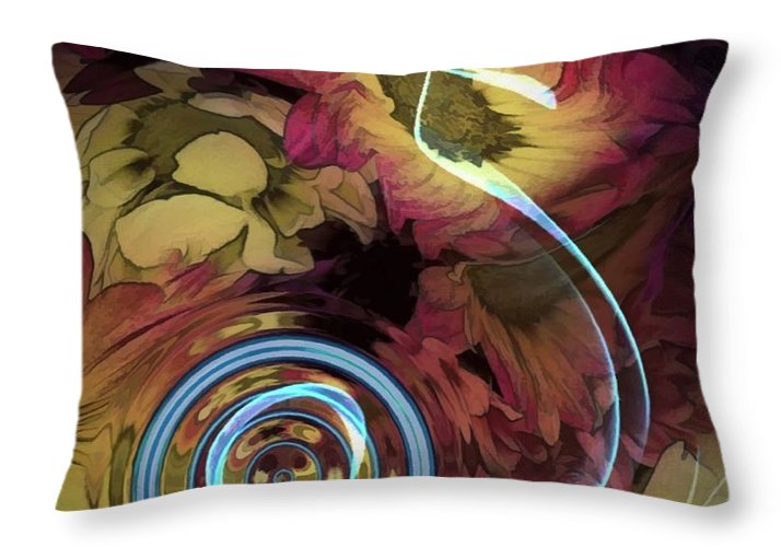 The Sound Of Waving Flowers - Throw Pillow