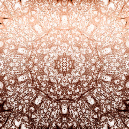 Shiny Copper Kaleidoscope Digital Image Download