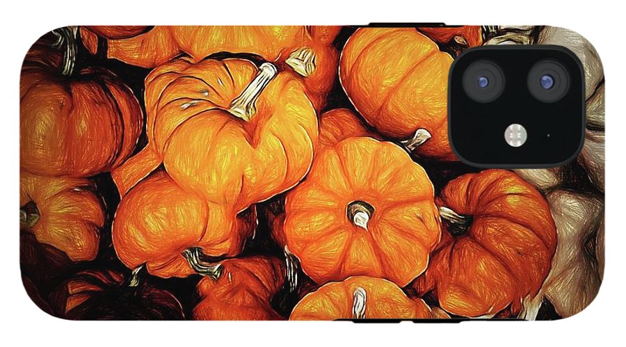 Tiny Pumpkins Pile - Phone Case