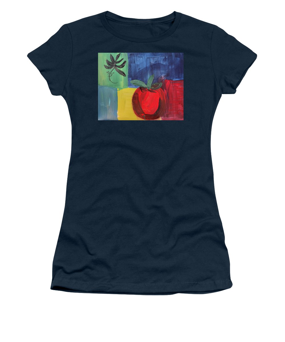 Tomato Basil Abstract - Women's T-Shirt