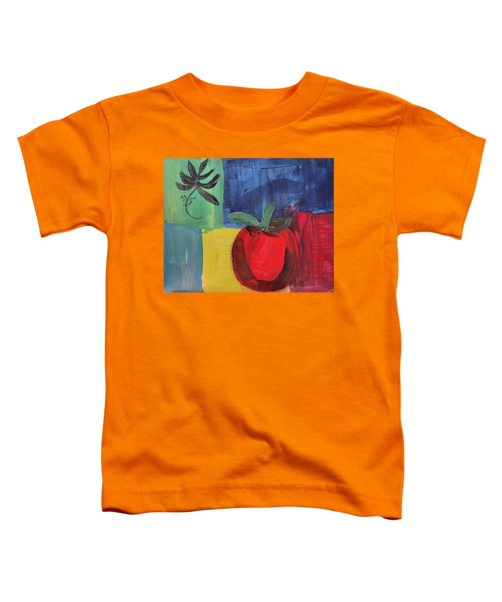 Tomato Basil Abstract - Toddler T-Shirt