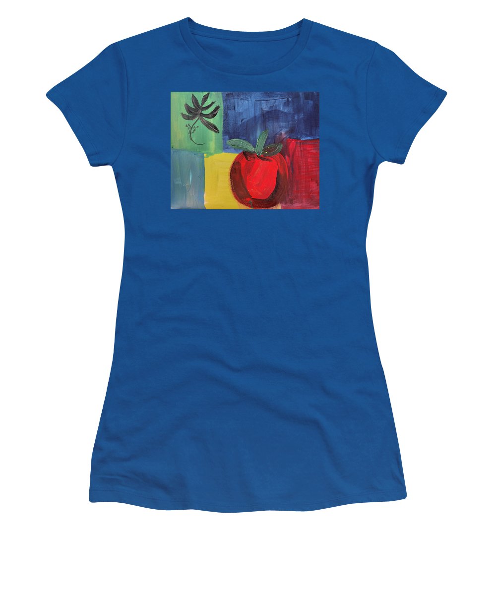 Tomato Basil Abstract - Women's T-Shirt