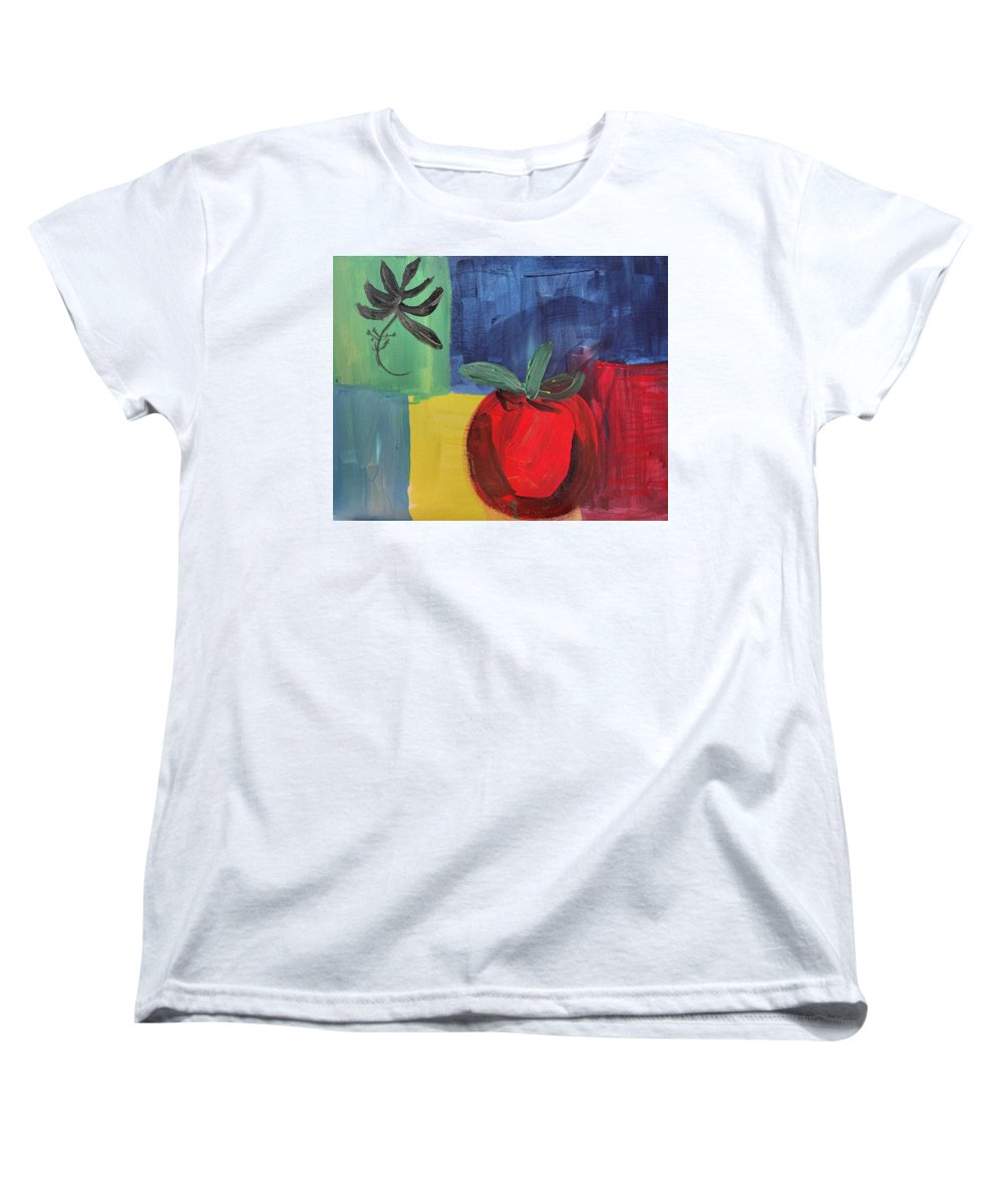 Tomato Basil Abstract - Women's T-Shirt (Standard Fit)