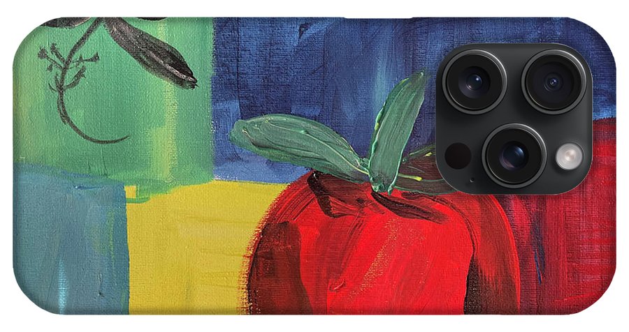 Tomato Basil Abstract - Phone Case