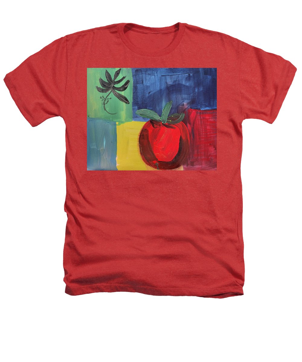 Tomato Basil Abstract - Heathers T-Shirt