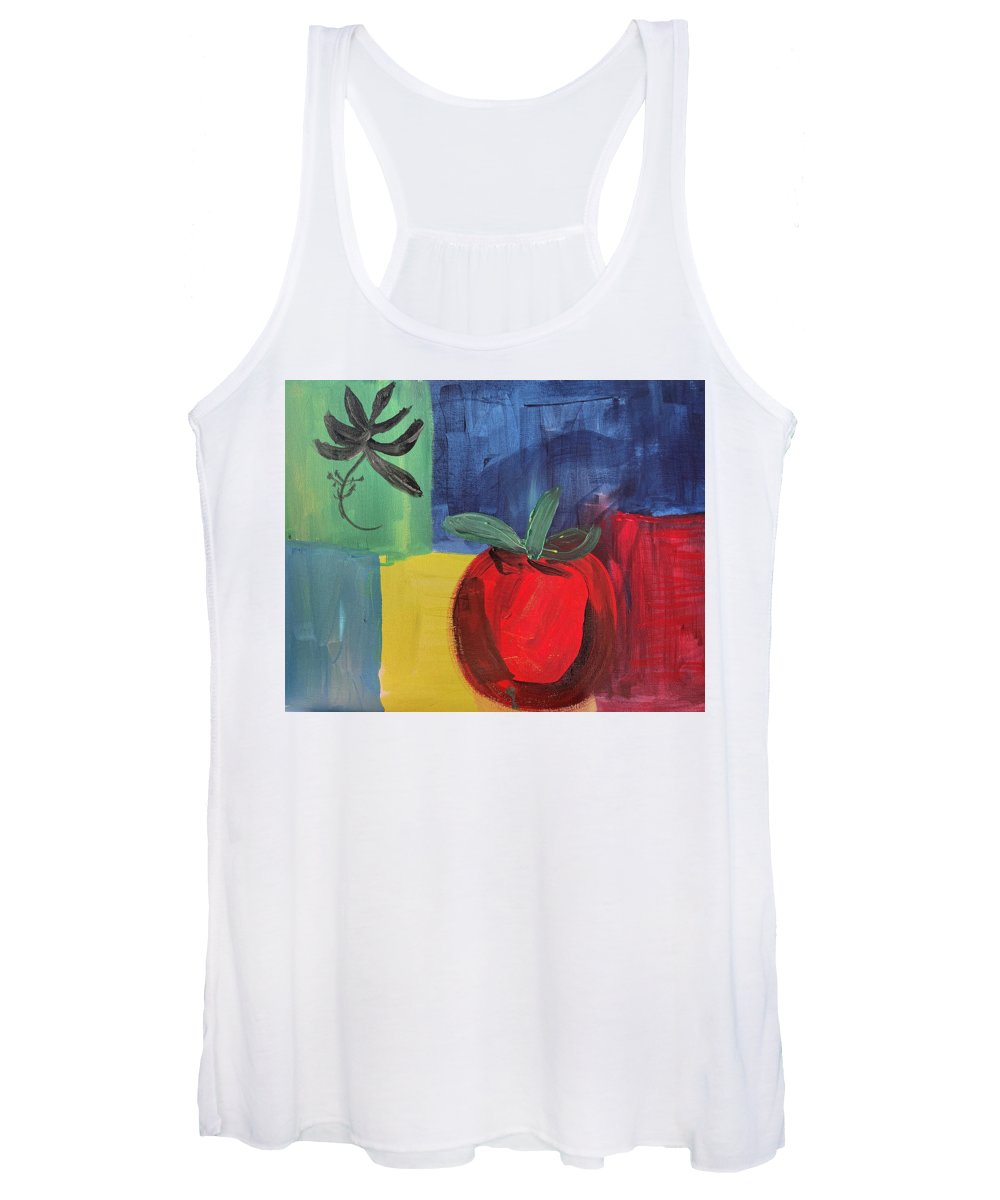 Tomato Basil Abstract - Women's Tank Top