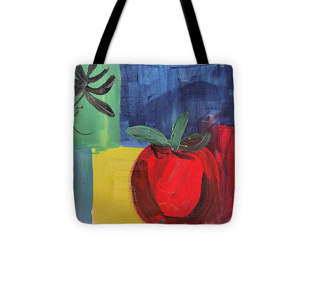 Tomato Basil Abstract - Tote Bag