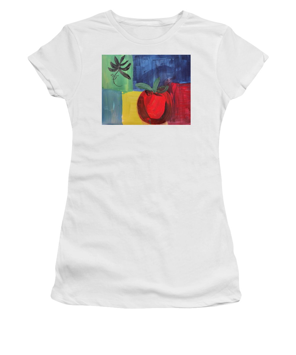 Tomato Basil Abstract - Women's T-Shirt