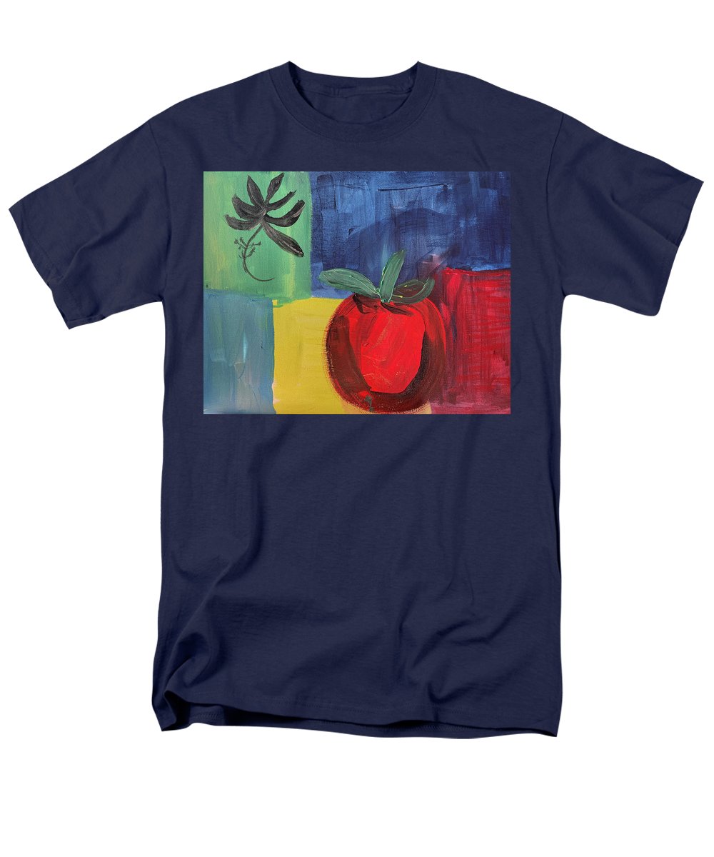 Tomato Basil Abstract - Men's T-Shirt  (Regular Fit)