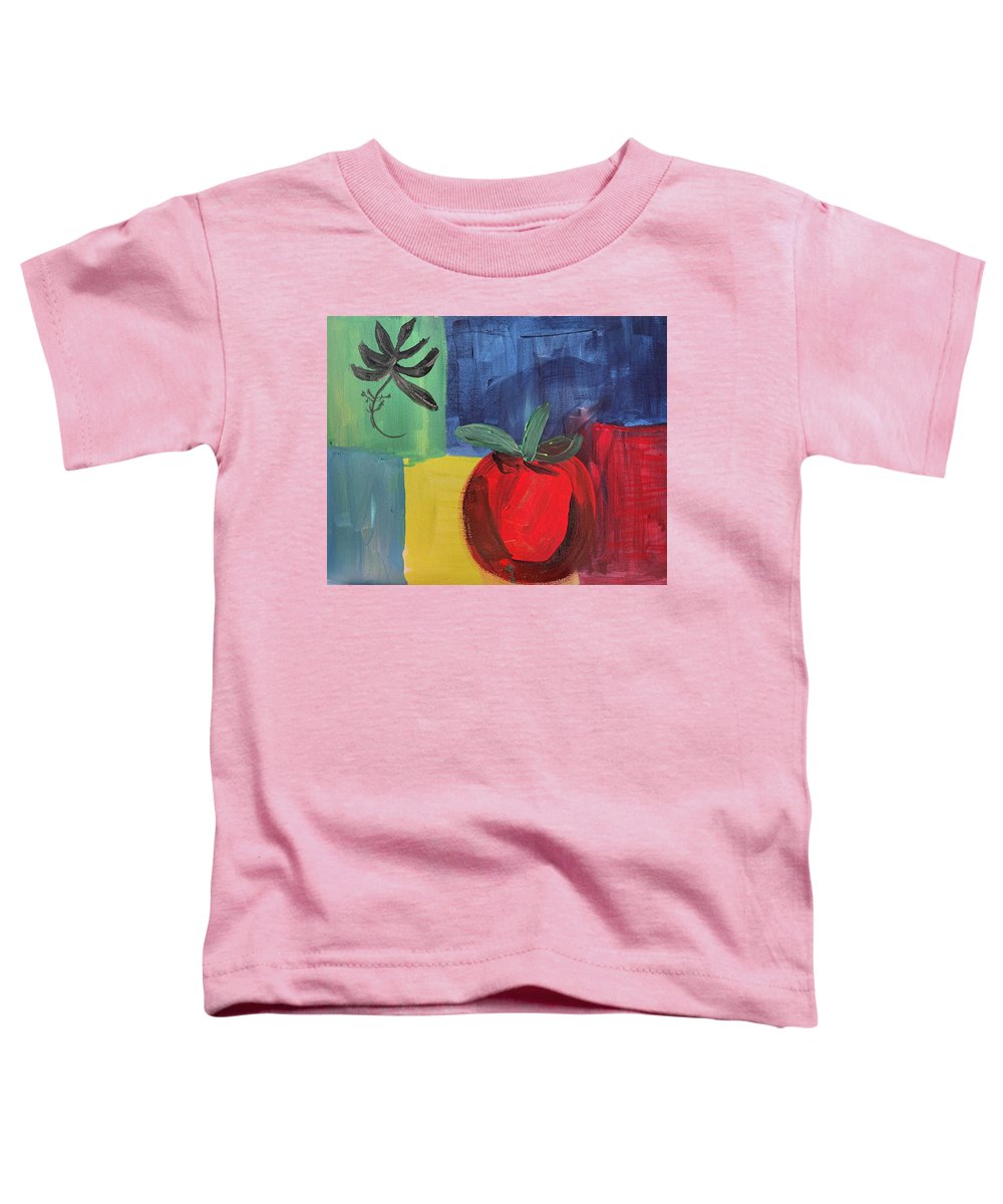 Tomato Basil Abstract - Toddler T-Shirt