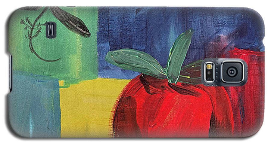 Tomato Basil Abstract - Phone Case