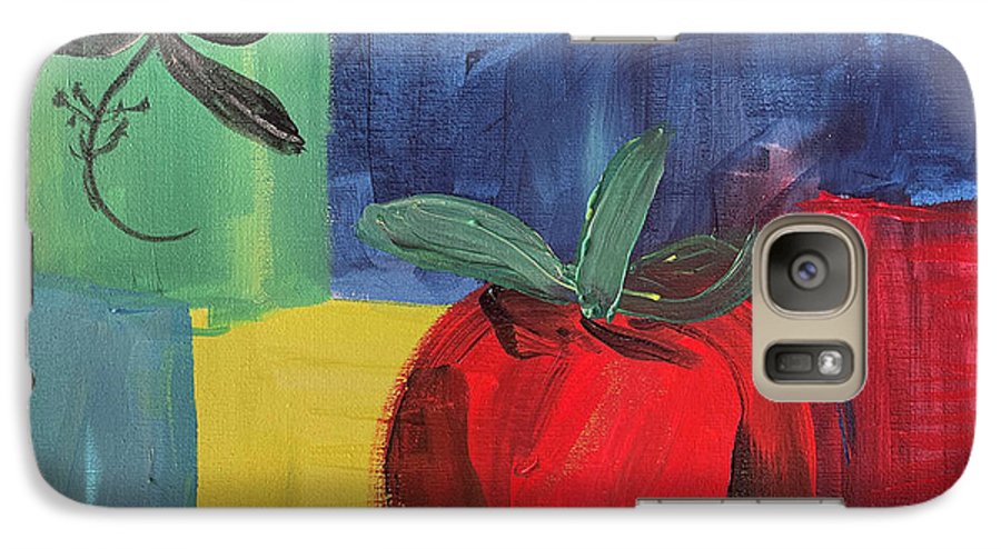 Tomato Basil Abstract - Phone Case