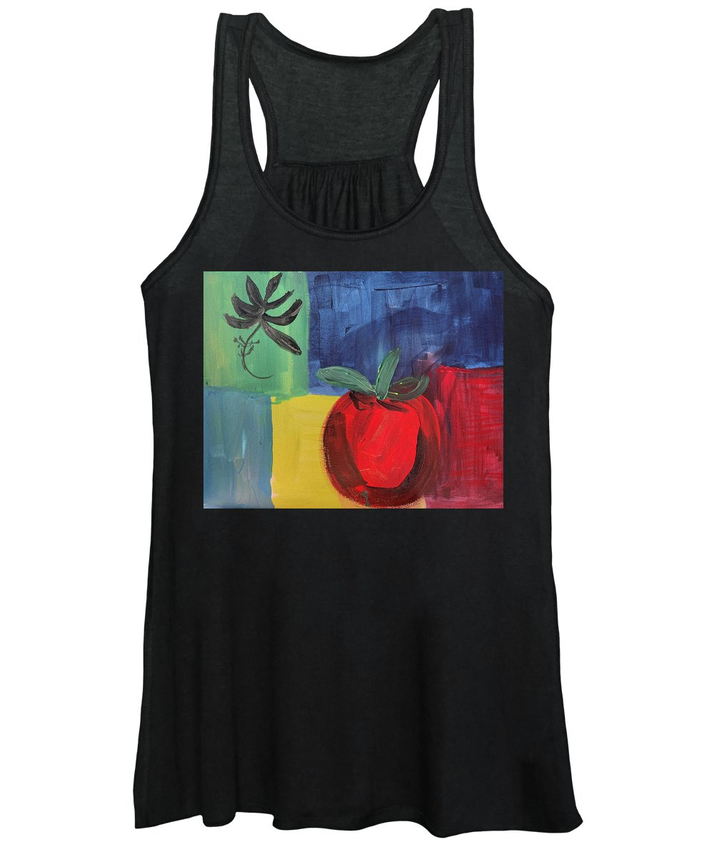 Tomato Basil Abstract - Women's Tank Top