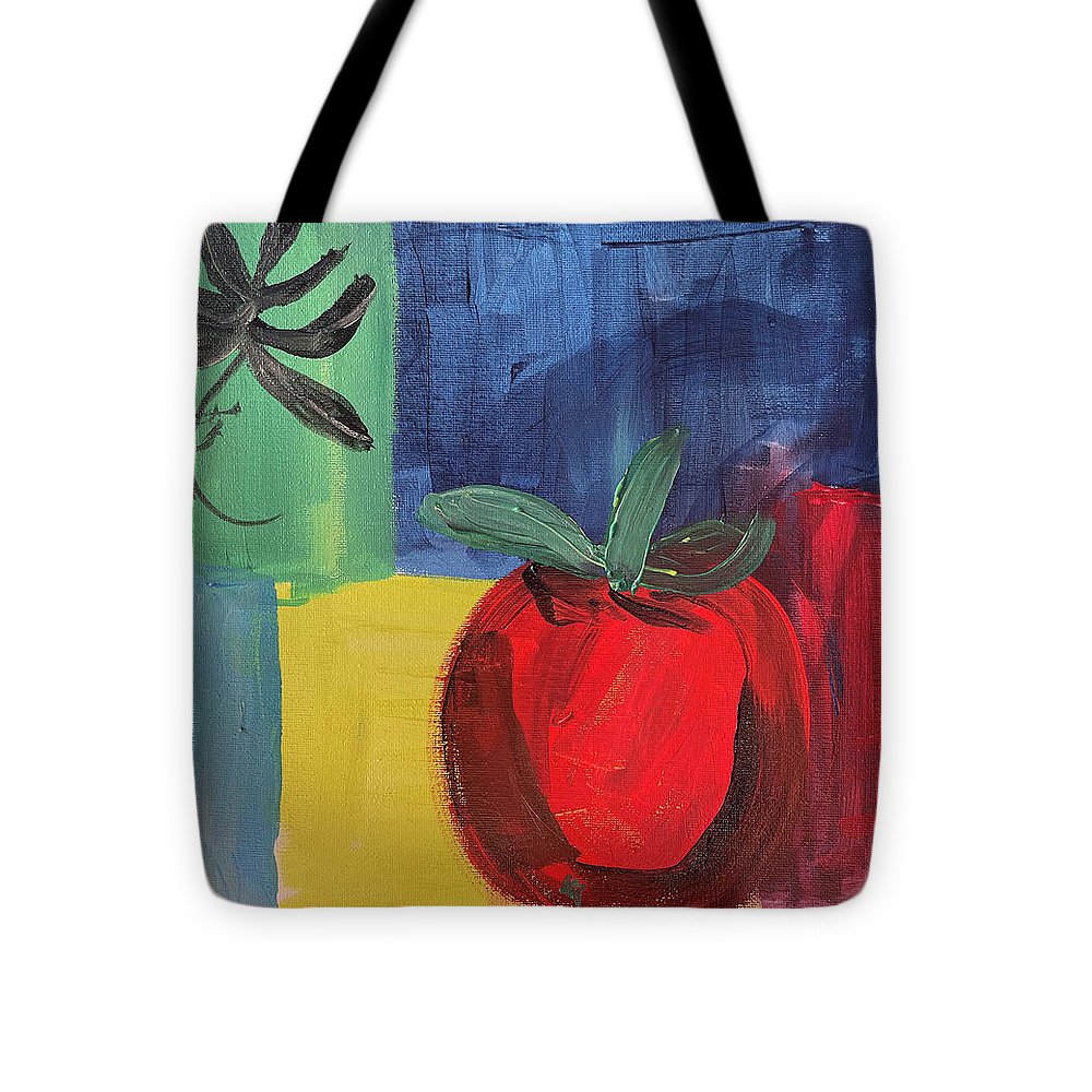 Tomato Basil Abstract - Tote Bag