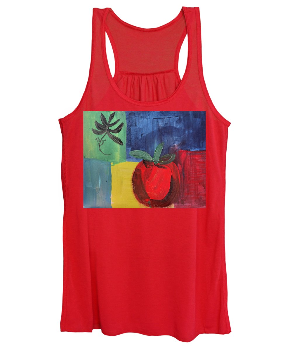 Tomato Basil Abstract - Women's Tank Top