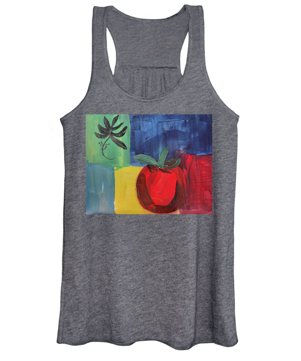 Tomato Basil Abstract - Women's Tank Top