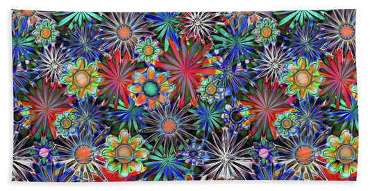 Tropical Daisies - Beach Towel