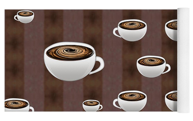 True Coffee Repeating - Yoga Mat