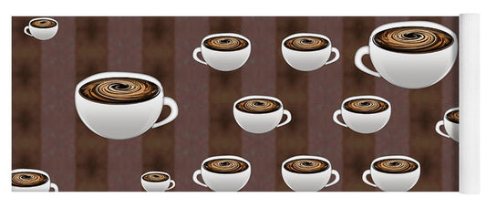 True Coffee Repeating - Yoga Mat