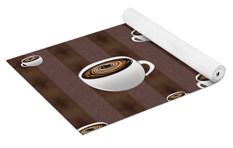 True Coffee Repeating - Yoga Mat