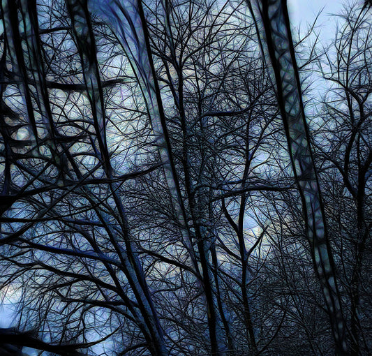 Twilight icicles digital image Download