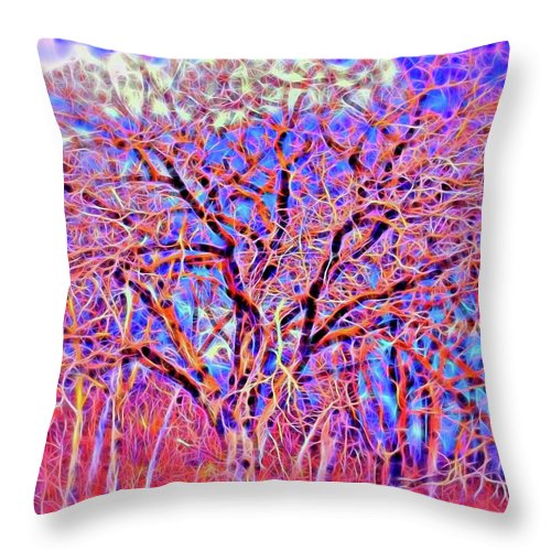 Twisted Tree - Throw Pillow