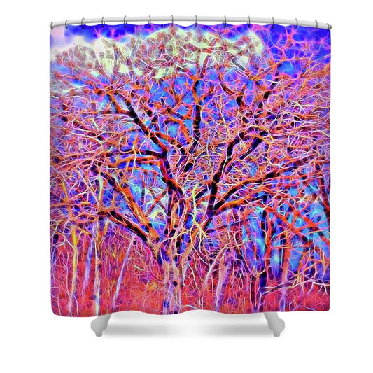 Twisted Tree - Shower Curtain
