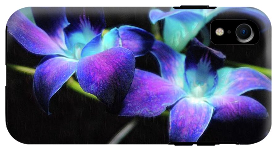 Two Purple Orchids - Phone Case