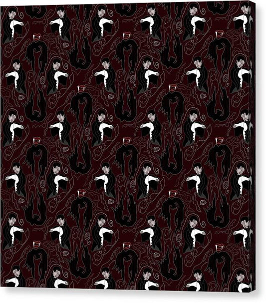 Vampire Pattern - Canvas Print