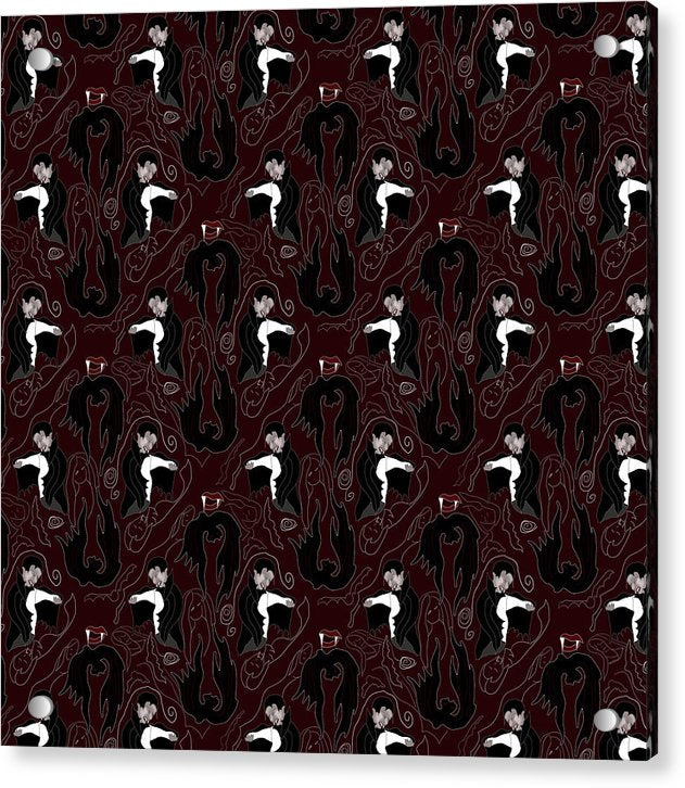 Vampire Pattern - Acrylic Print